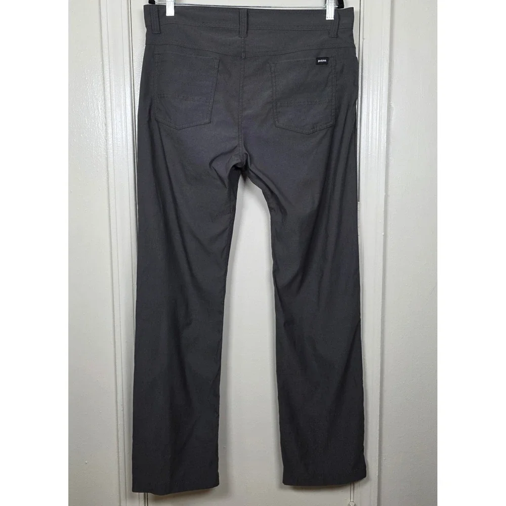 Prana Brion Pants Mens 34x32 Charcoal Gray Standard Fit Stretch Outdoor Hiking